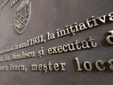 Placa comemorativa turnata in bronz _16