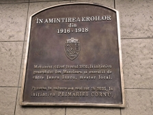 Placa comemorativa turnata in bronz  Eroii Neamului